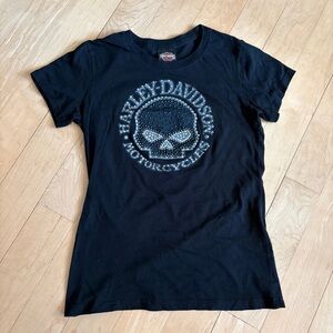 Women’s medium rhinestone bling Harley Davidson t-shirt
